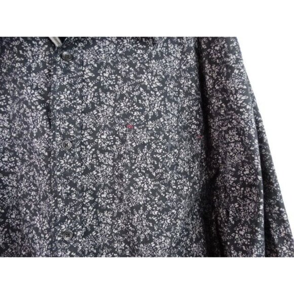 Tranquility & Mayhem Men's Shirt Size 4XLB Black Long Sleeve Button Down Top - Picture 7 of 11